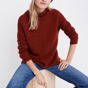 Madewell Belmont Mockneck Sweater in Coziest Yarn